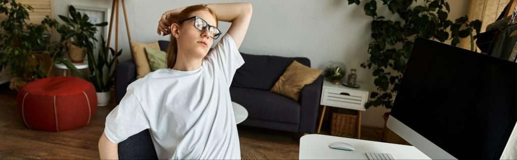 Thoracic mobility exercise for desk workers