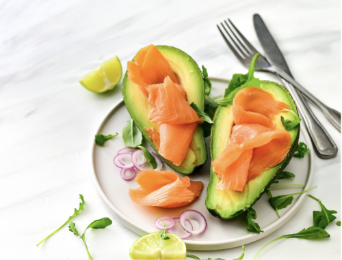 an Avacado and Salmon meal which helps reduce inflammation